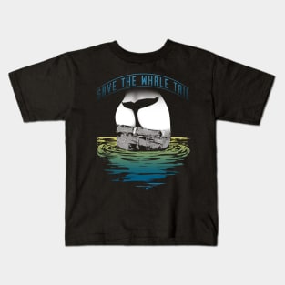 Whale, Thong, Tail, String tanga, Fun, Ocean Kids T-Shirt